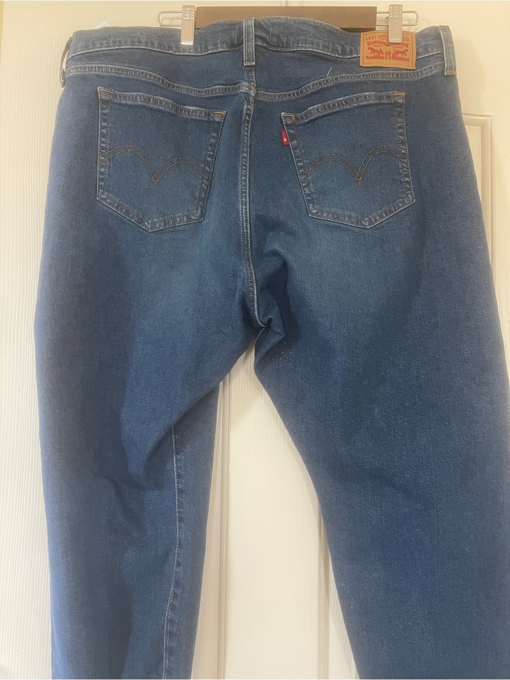 Levi's Straight Leg Jeans in Dark Blue Denim